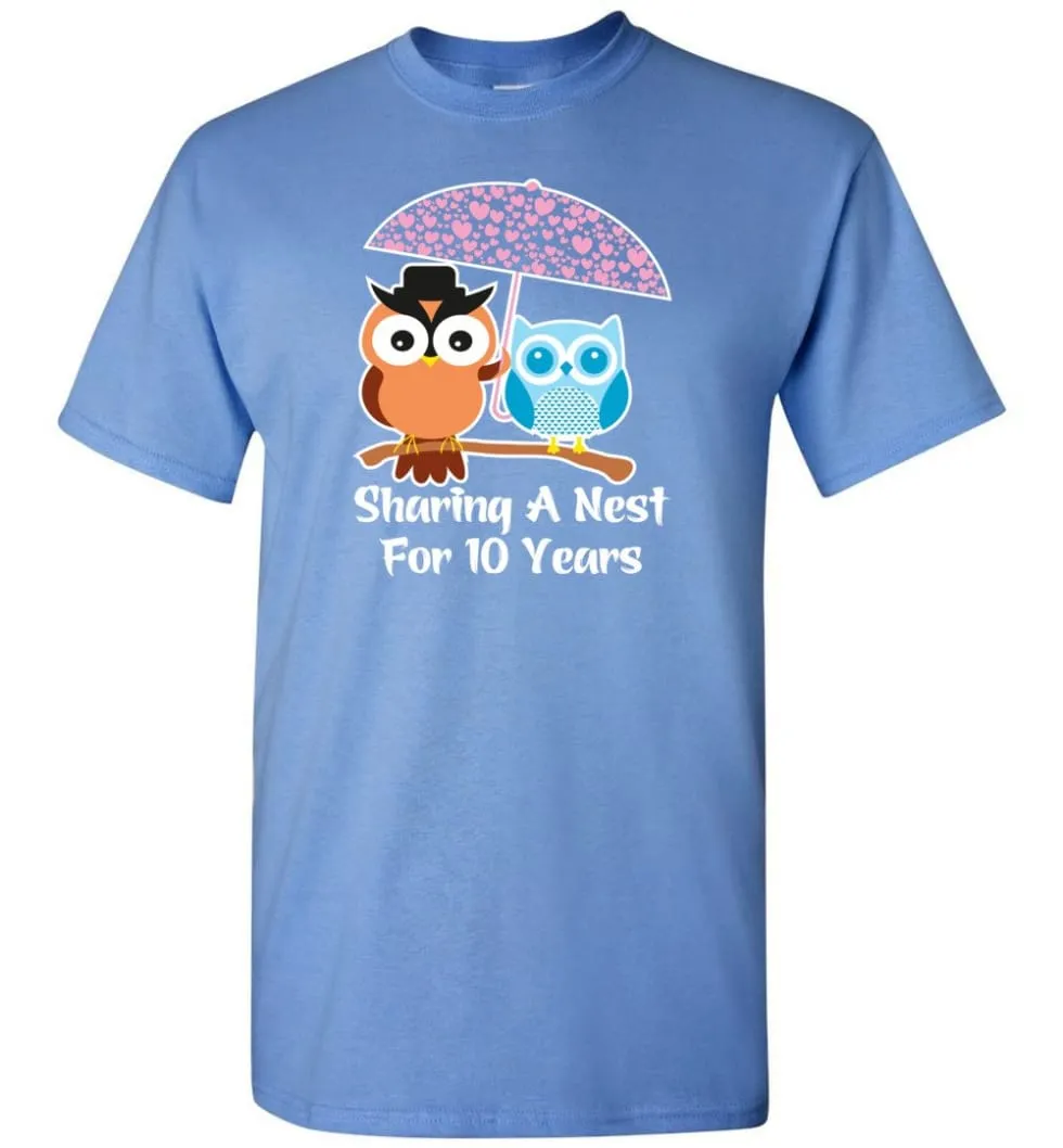 10 Years Wedding Anniversary Gifts Valentine's Day T-Shirt