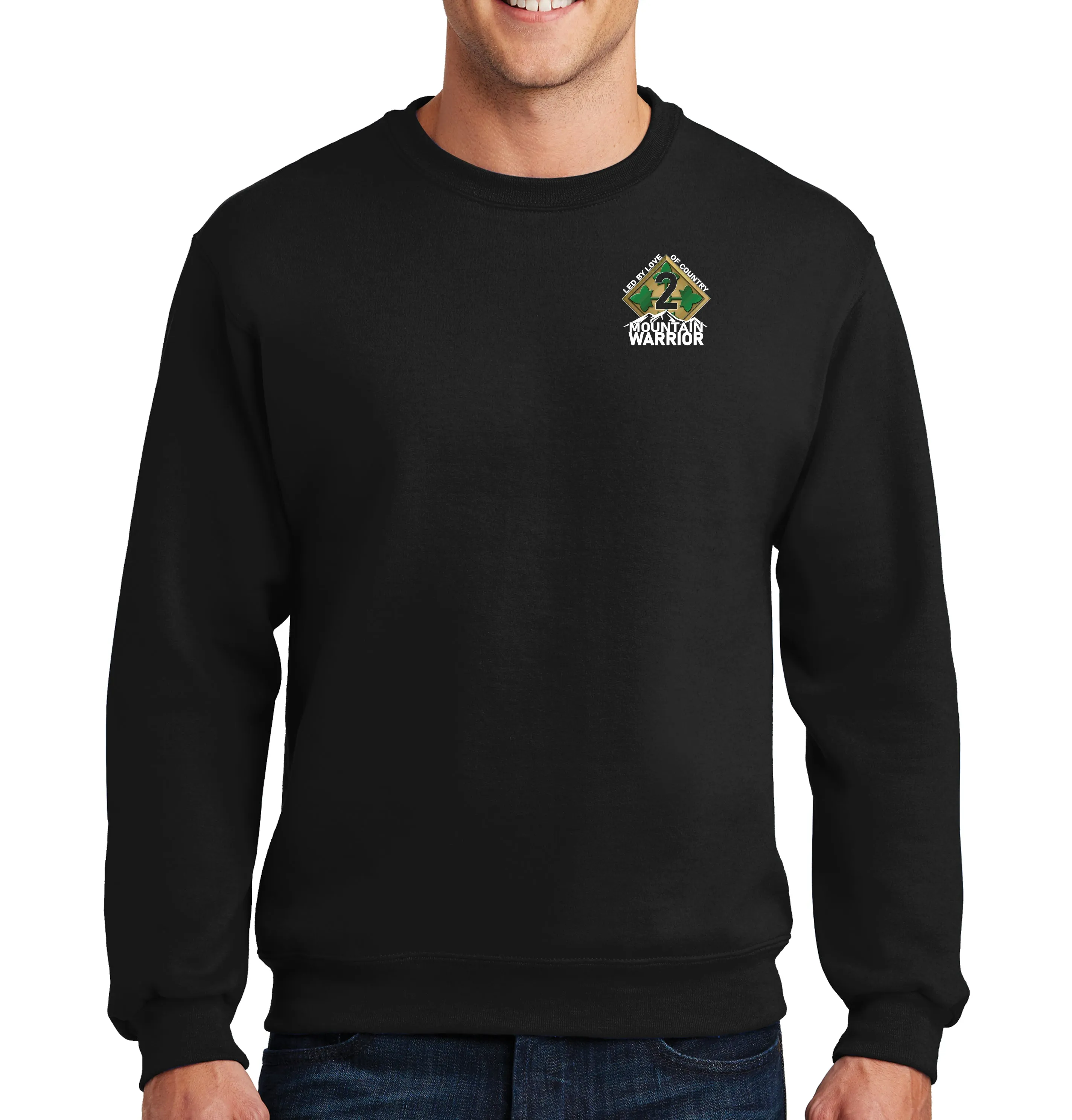 1000# Club Black Unisex PT Sweatshirt. This sweatshirt IS Approved for PT