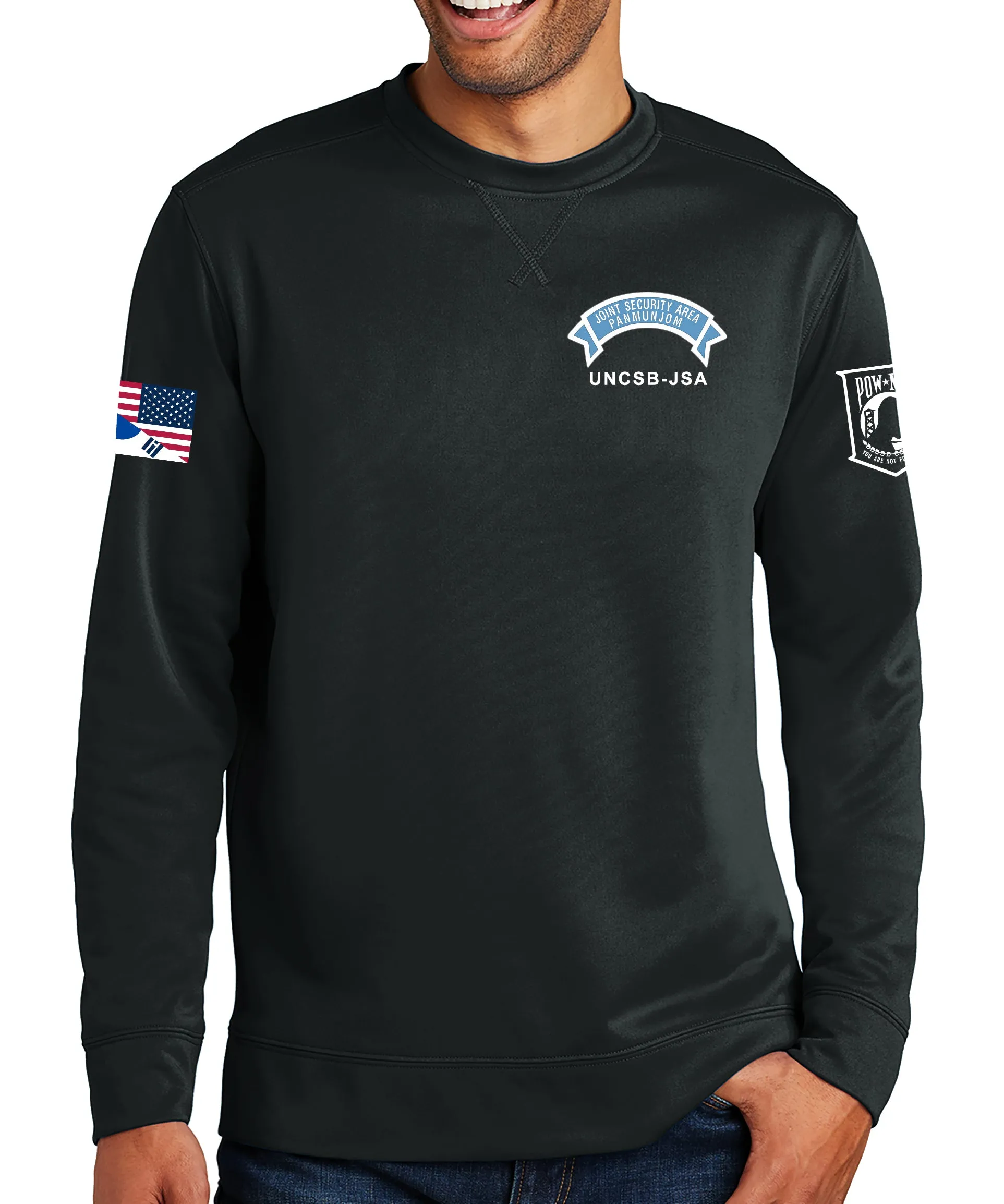 1000# Polyester Crewneck Unisex Sweatshirt. This shirt IS approved for PT.