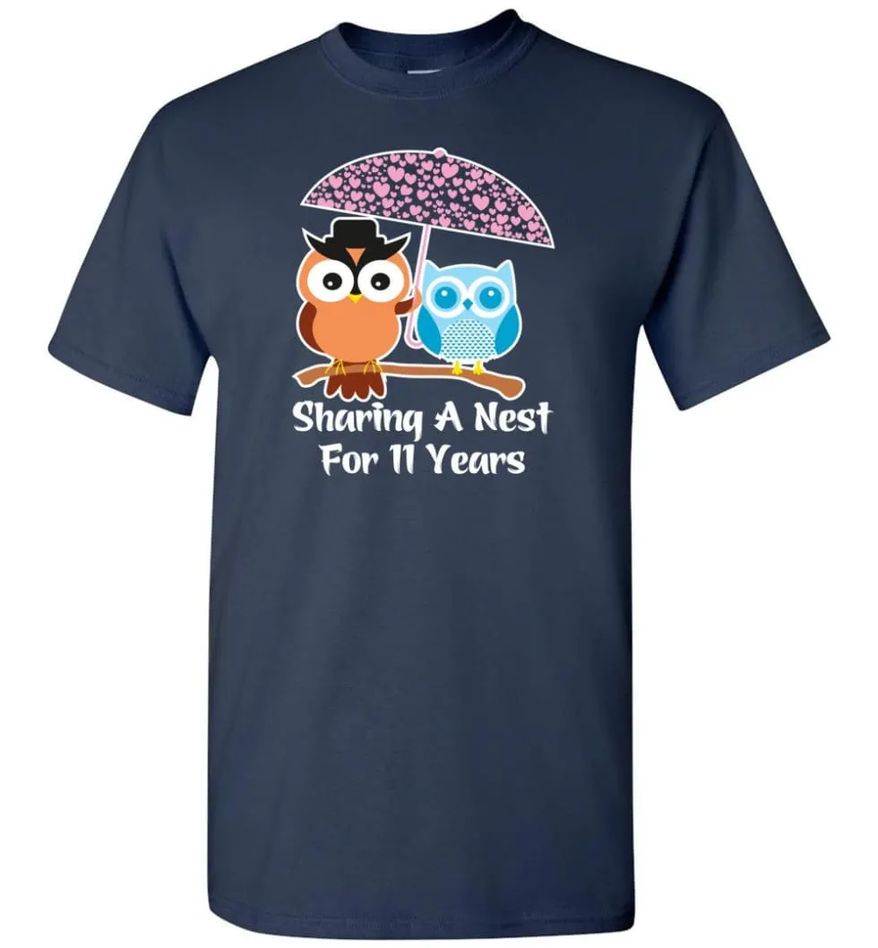 11 Years Wedding Anniversary Gifts Valentine's Day T-Shirt