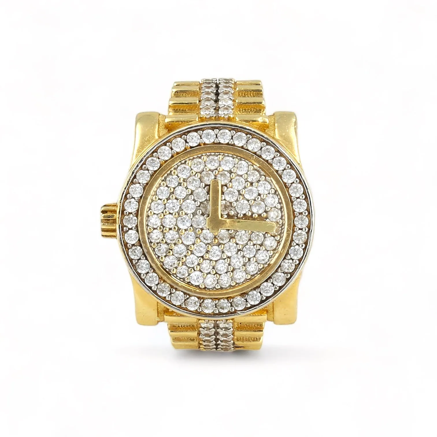 14K Yellow Gold Watch Ring - 2532