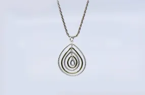 17'' David Yurman Yellow Gold 925 Silver Rope Chain Pendant Necklace (17.10g.)