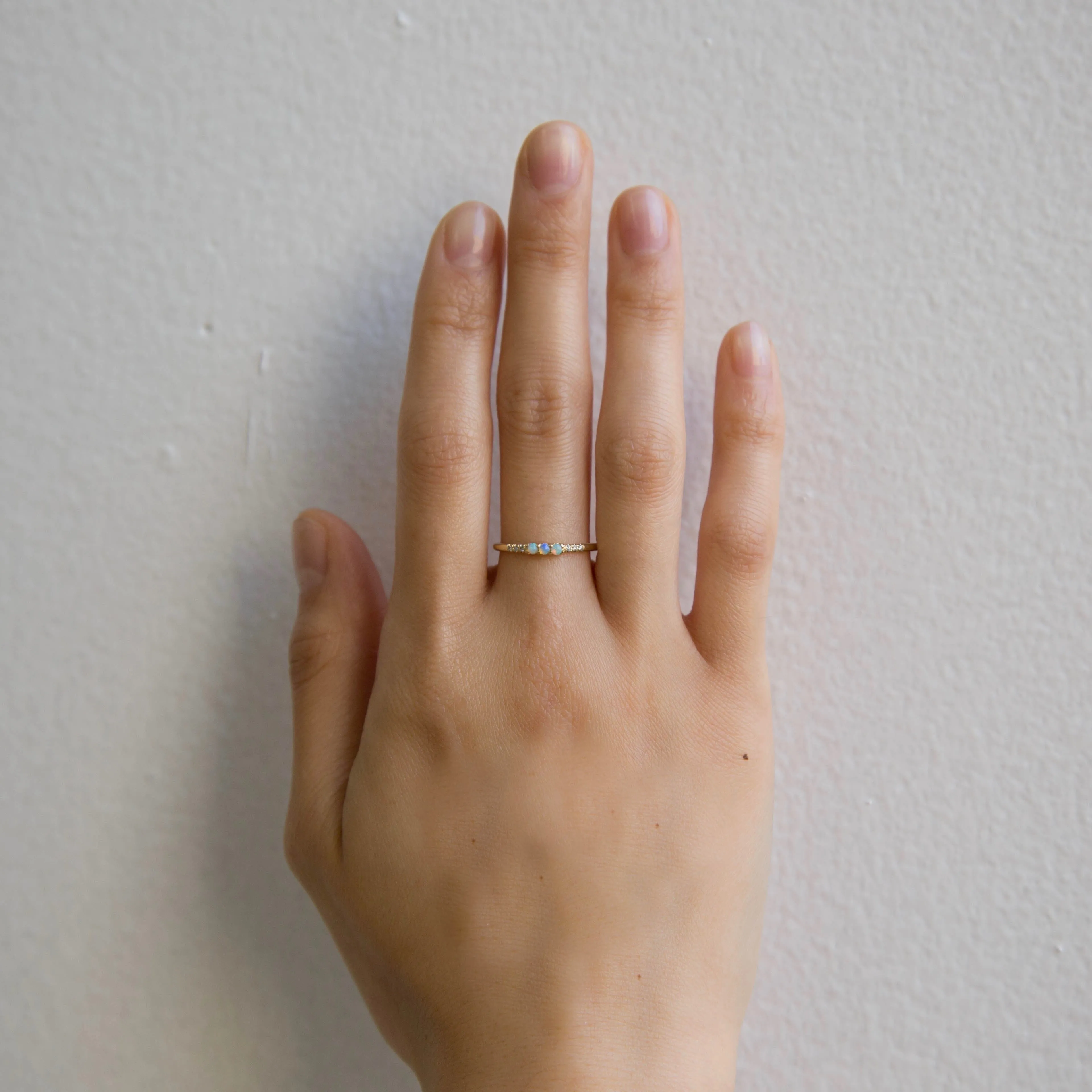 3 Opal Equilibrium Ring