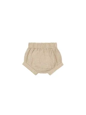 [50%OFF] woven button short | Ocra stripe