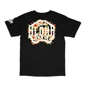 808ALLDAY Black Aloha State Floral T-Shirt