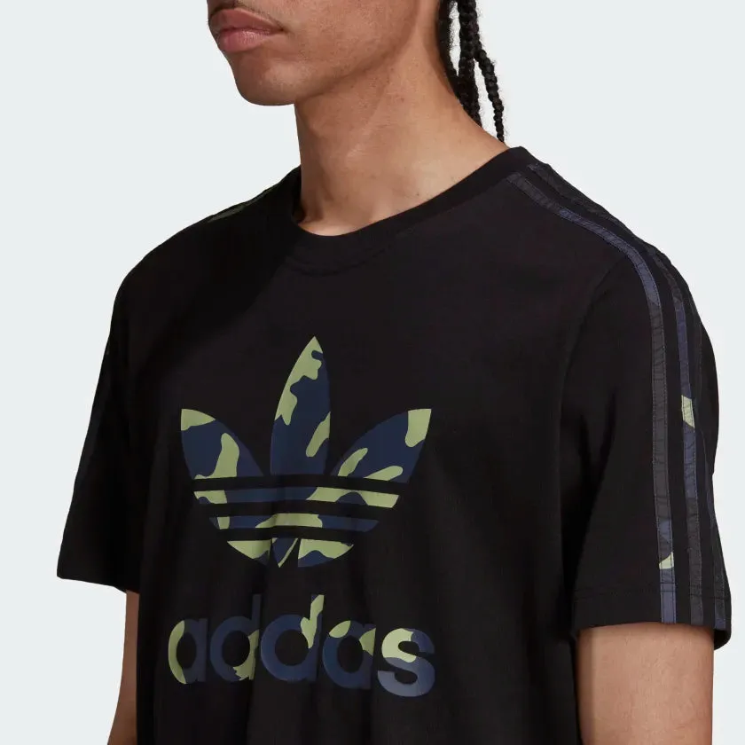 Adidas Men's Camo Infill Trefoil Logo T-Shirt HF4888