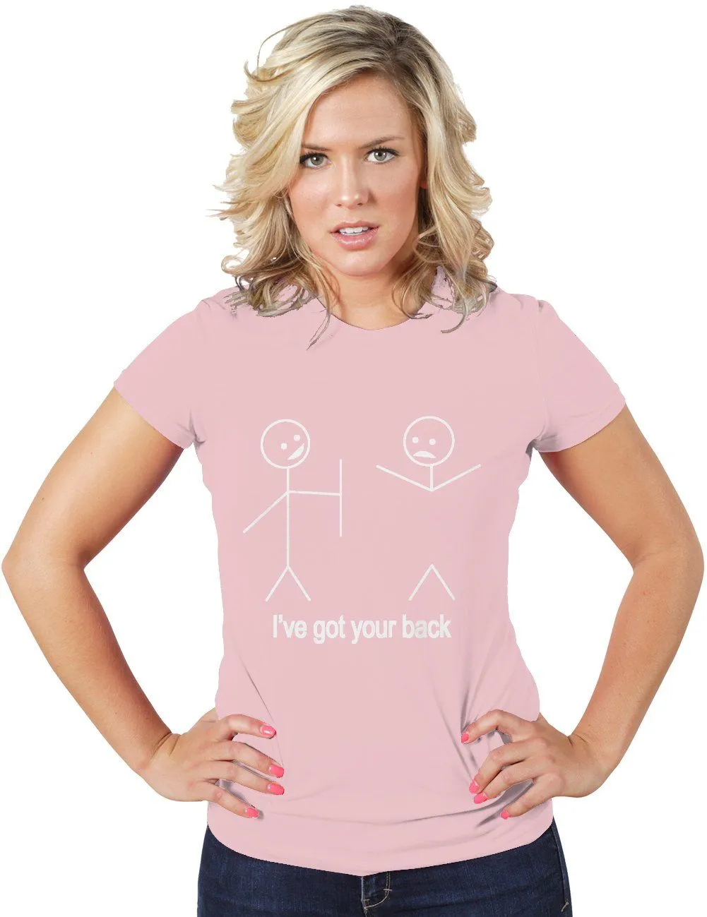 AFONiE I've Got Your Back Funny Women Tee