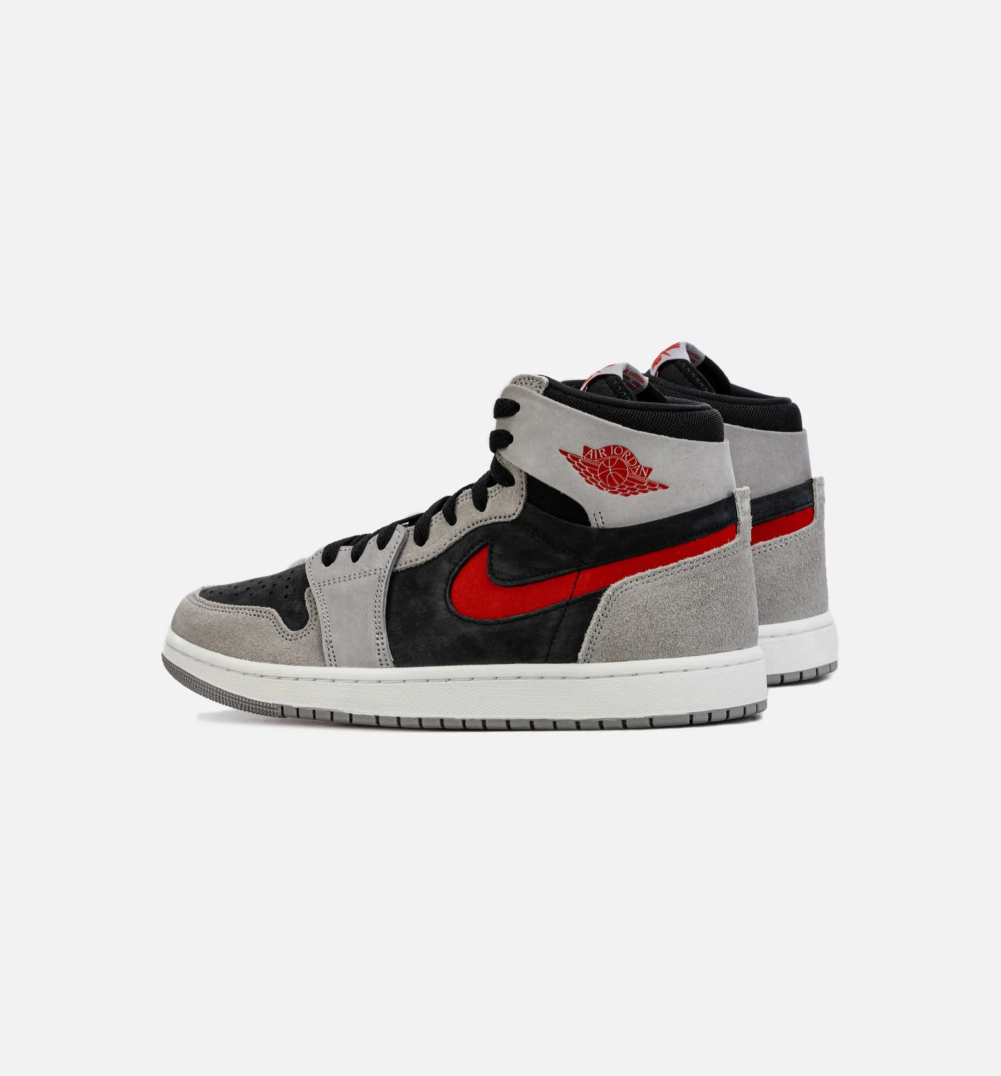 Air Jordan 1 High Zoom CMFT 2 Mens Lifestyle Shoe - Grey/Red