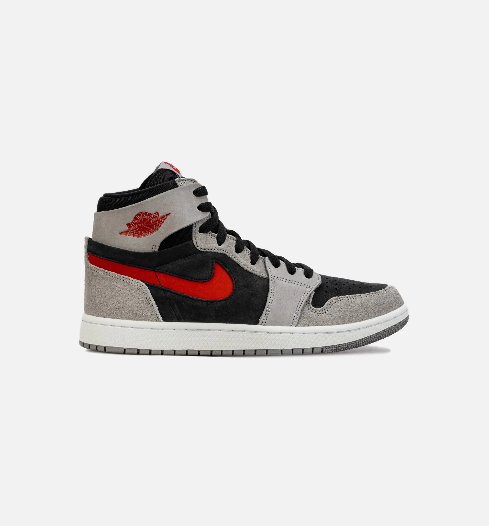 Air Jordan 1 High Zoom CMFT 2 Mens Lifestyle Shoe - Grey/Red