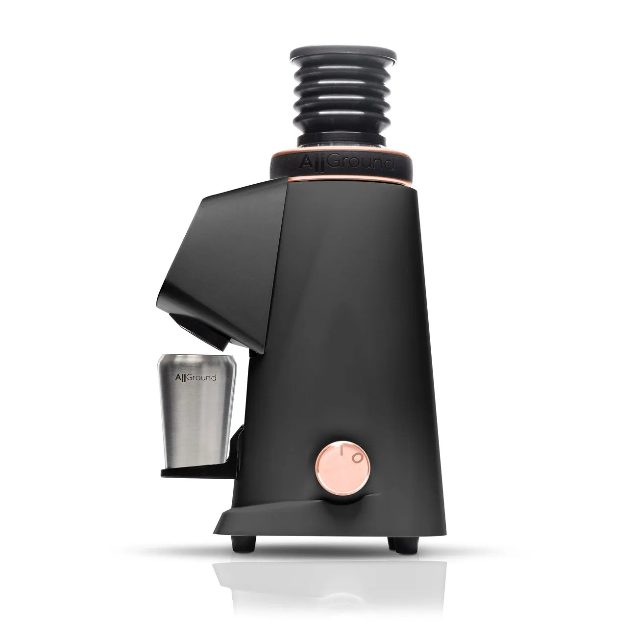 AllGround ProBrew Filter Coffee Grinder - Black w/ Rose Gold