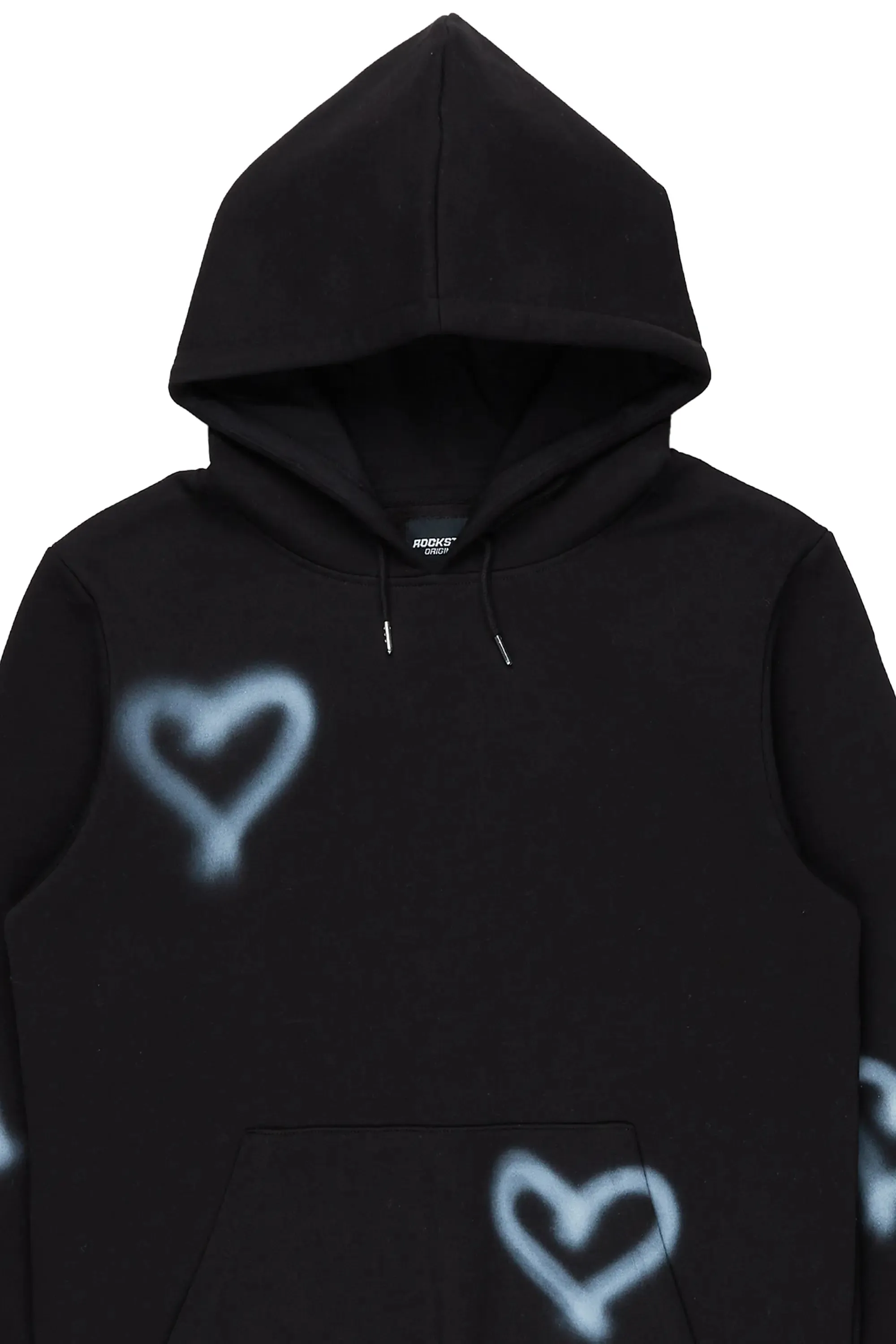 Apollo Black Graphic Hoodie