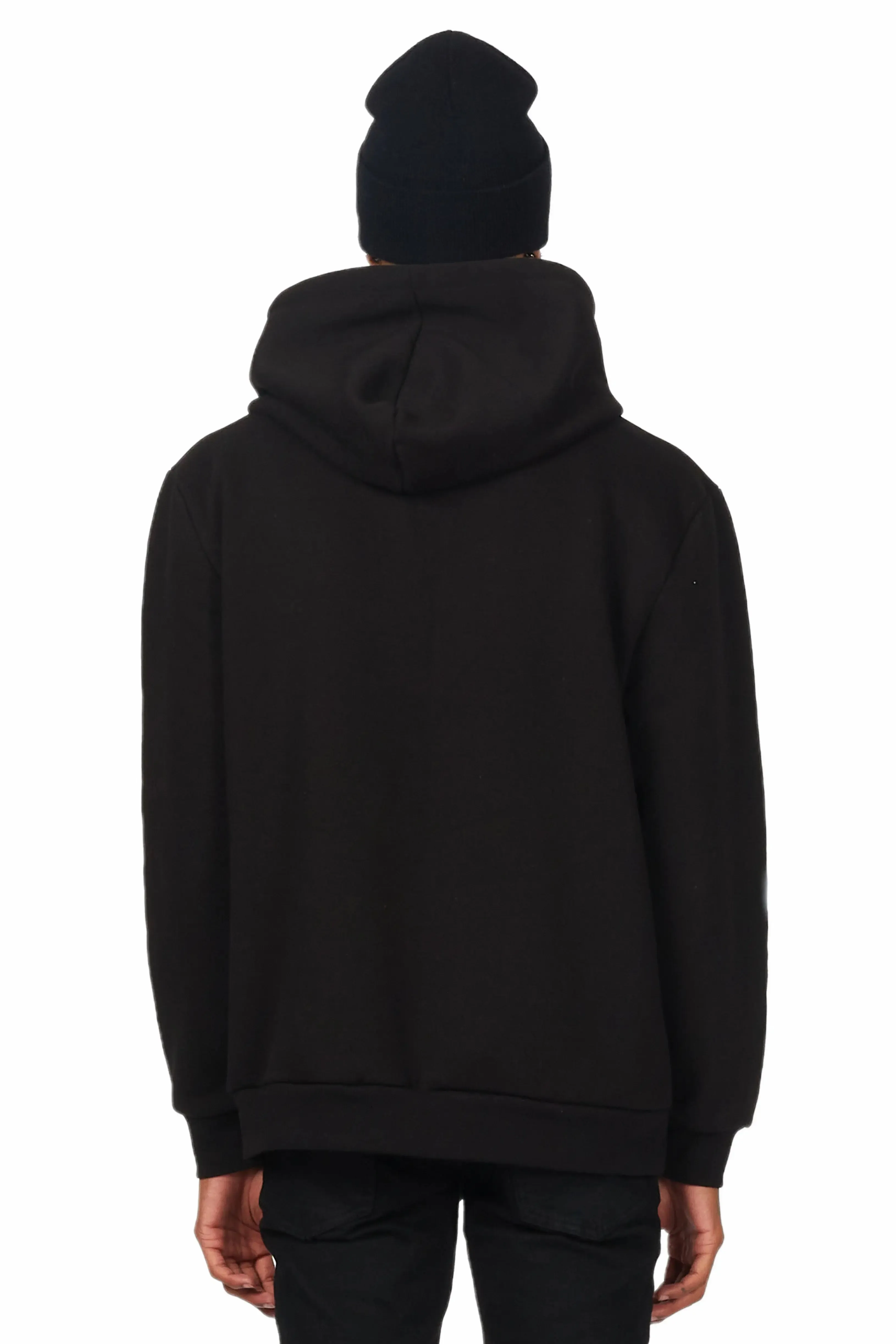 Apollo Black Graphic Hoodie