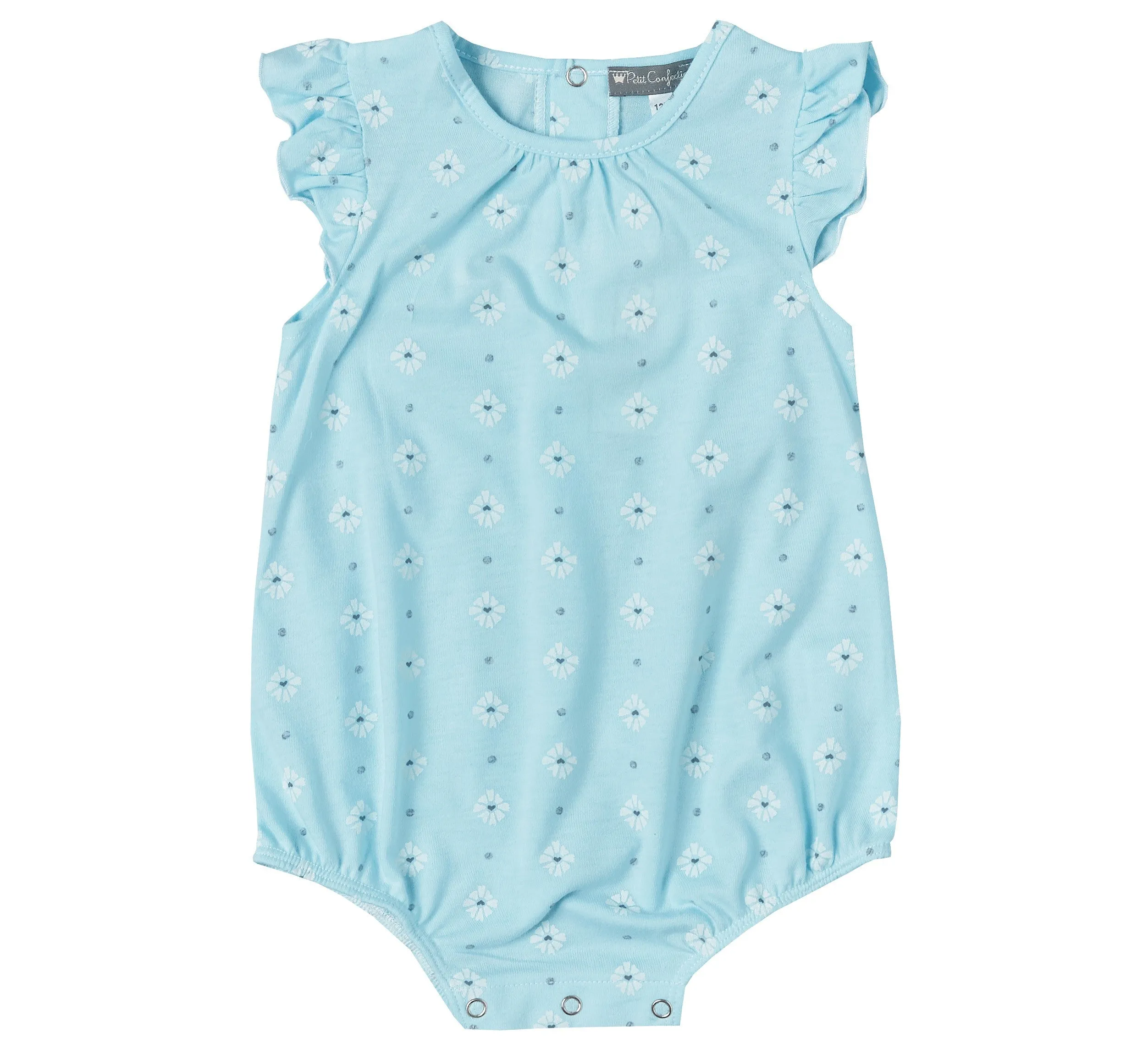 Aqua Daisy Romper