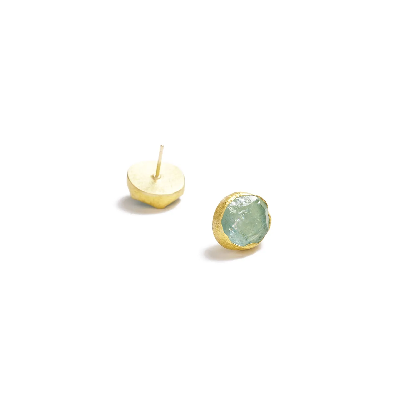 Aquamarine Stud Earrings