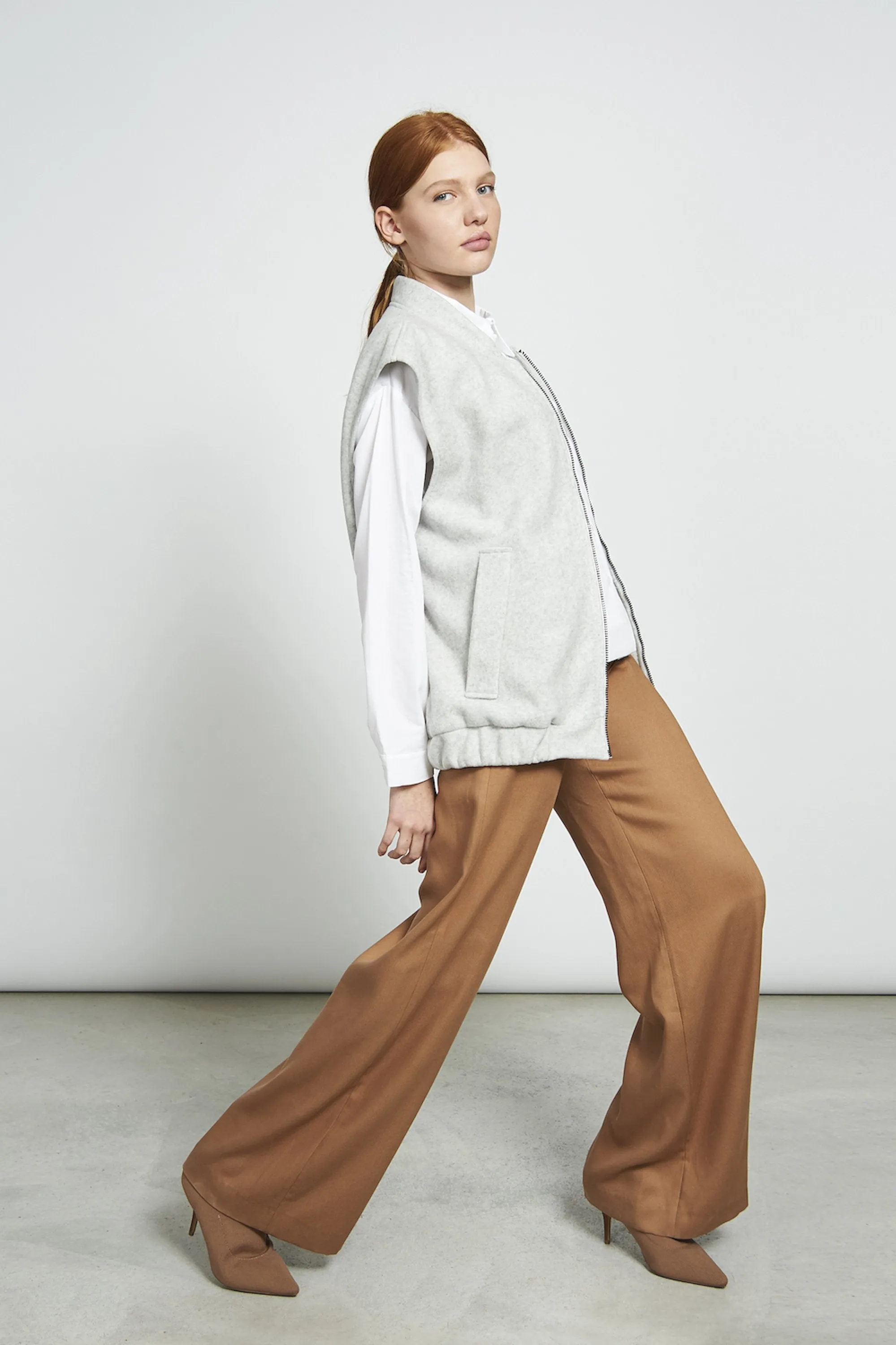 arouca wide pants tabacco