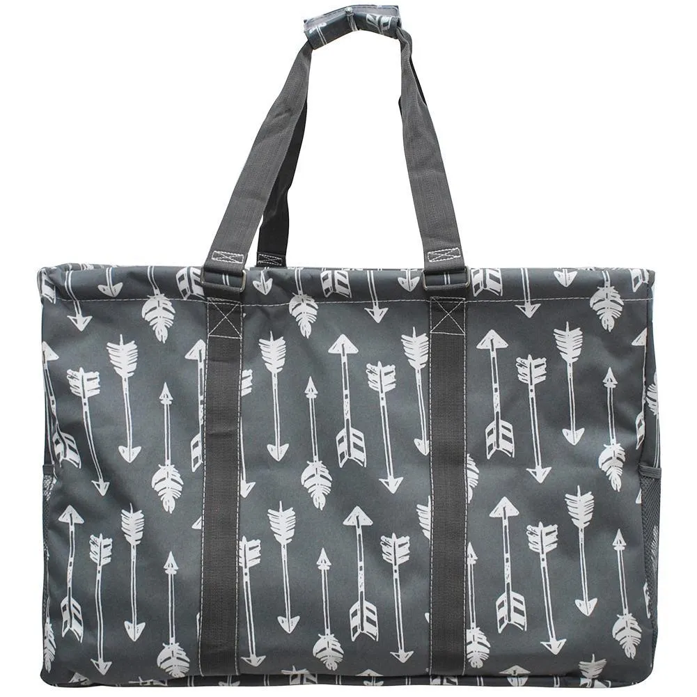 Arrow Gray NGIL Mega Shopping Utility Tote Bag