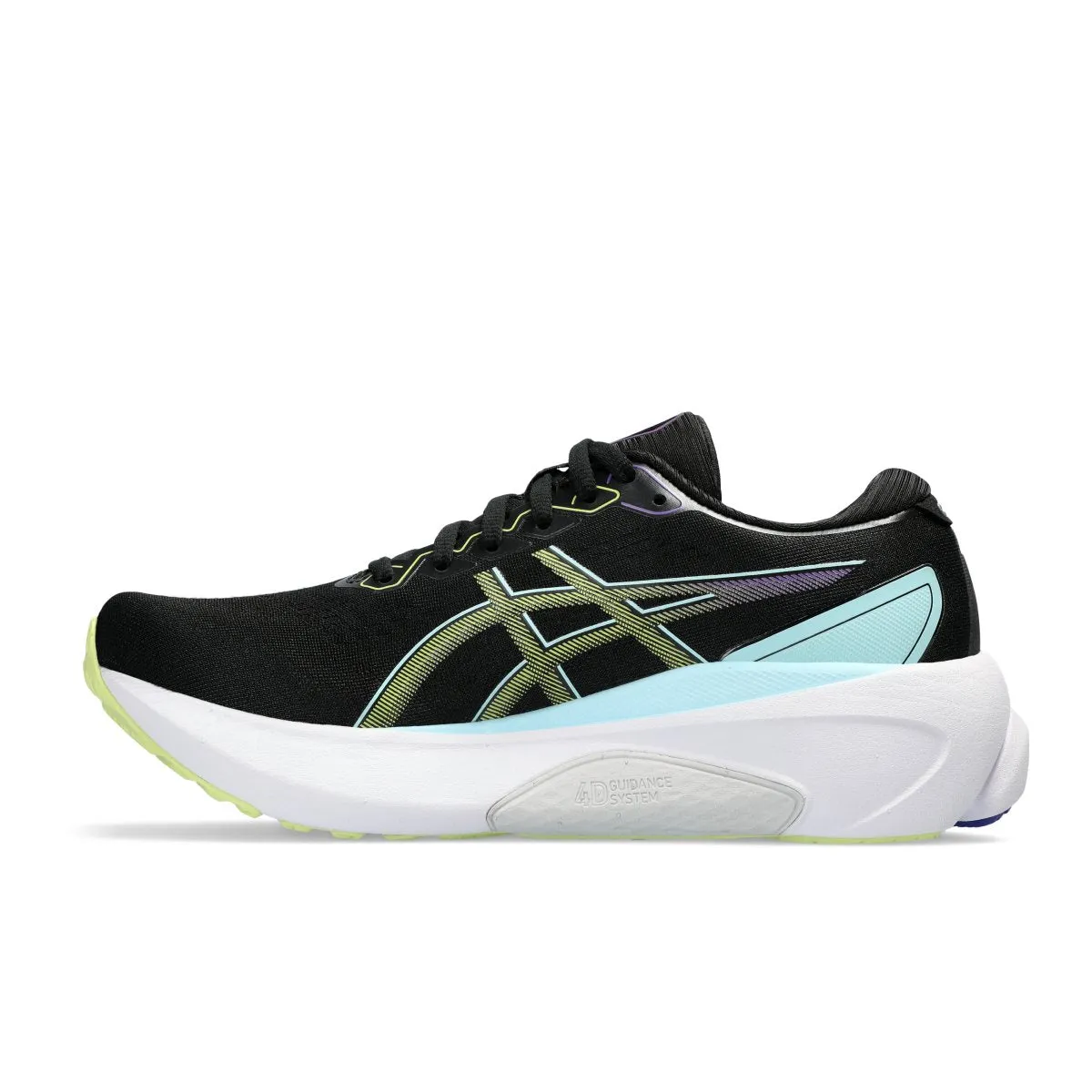 Asics Gel Kayano 30 Women Black Glow Yellow    30 