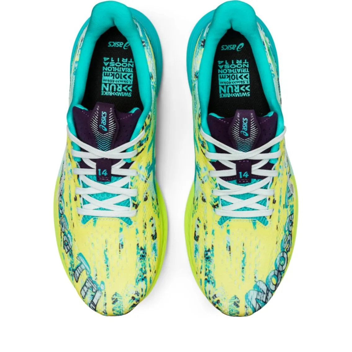 Asics Noosa Tri 14 Women Safety Yellow Soothing Sea     