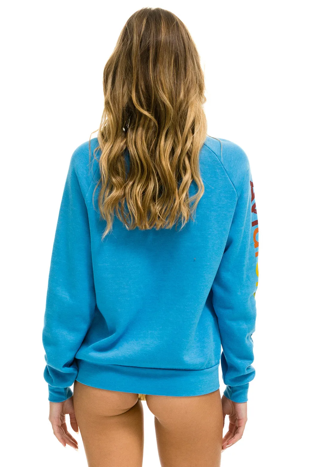 AVIATOR NATION ASPEN SWEATSHIRT - OCEAN