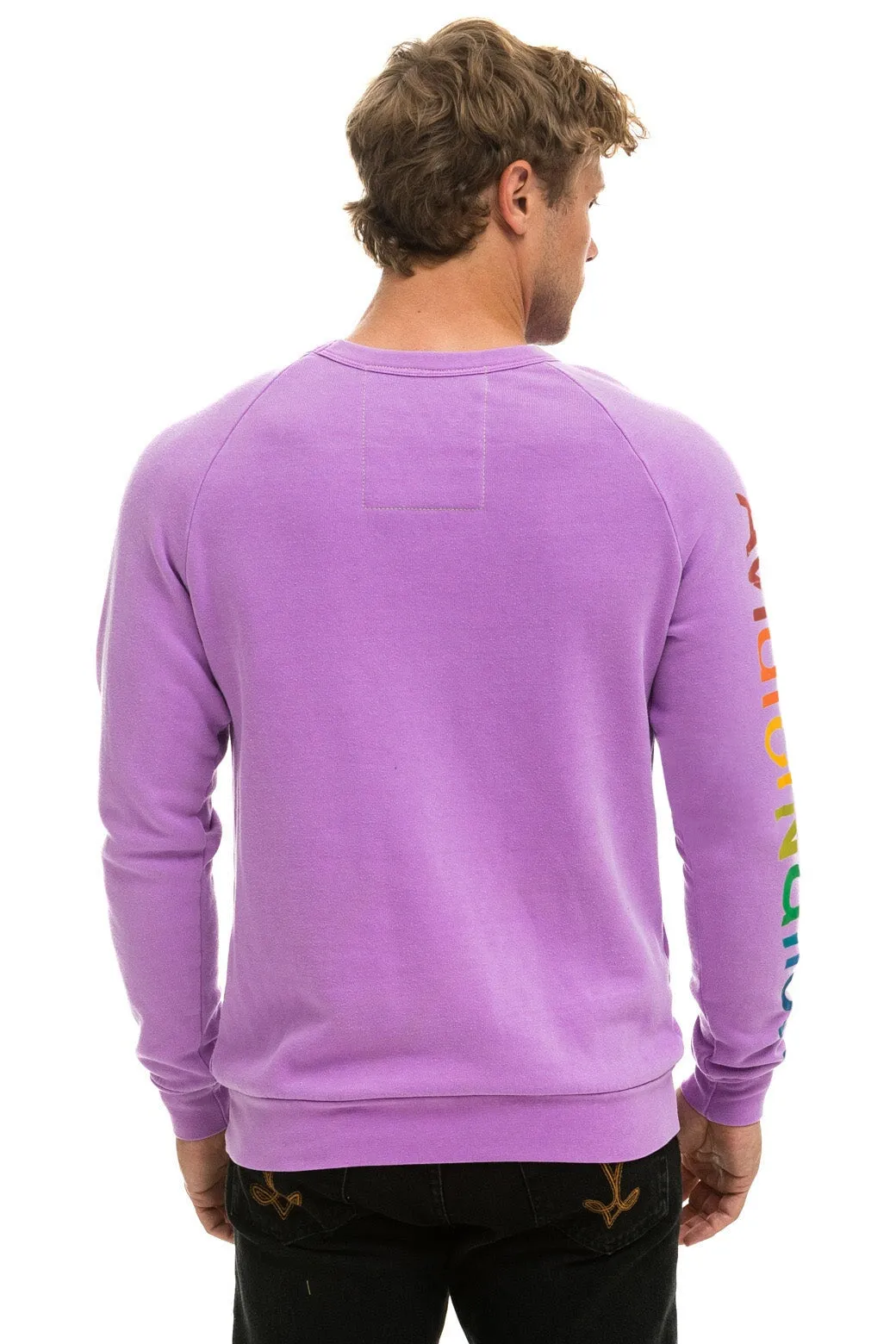 AVIATOR NATION SWEATSHIRT - NEON PURPLE