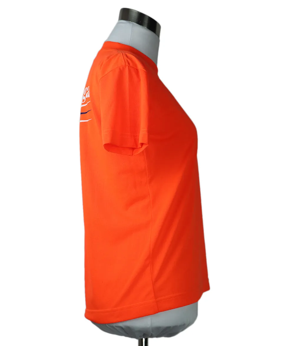 Balenciaga Orange Cotton T-Shirt sz 2