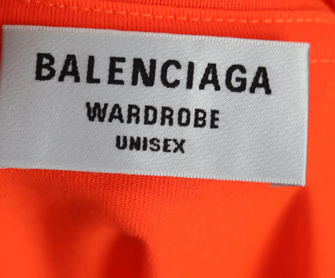 Balenciaga Orange Cotton T-Shirt sz 2