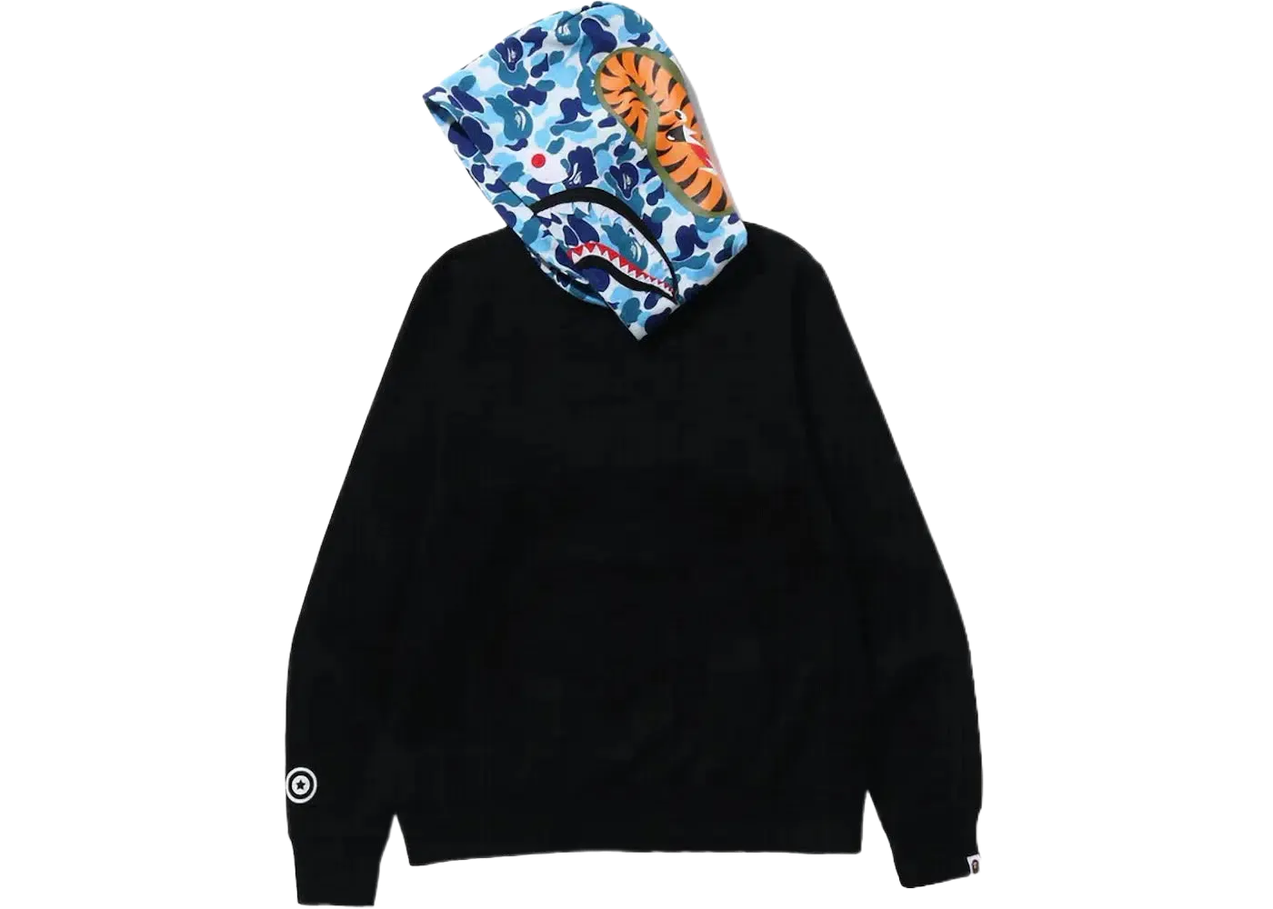 BAPE ABC Camo Shark Pullover Hoodie "Black"