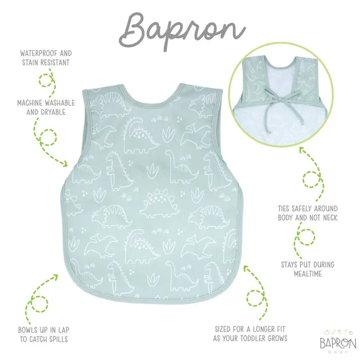 BapronBaby - Dino Friends Sage Toddler Bapron