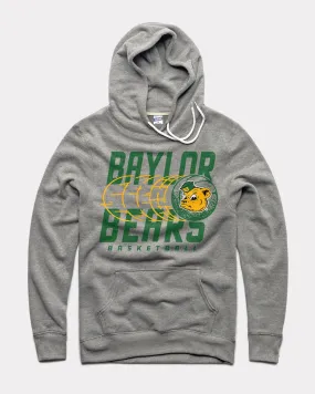 Baylor Trailing Basketball Vintage Grey Hoodie