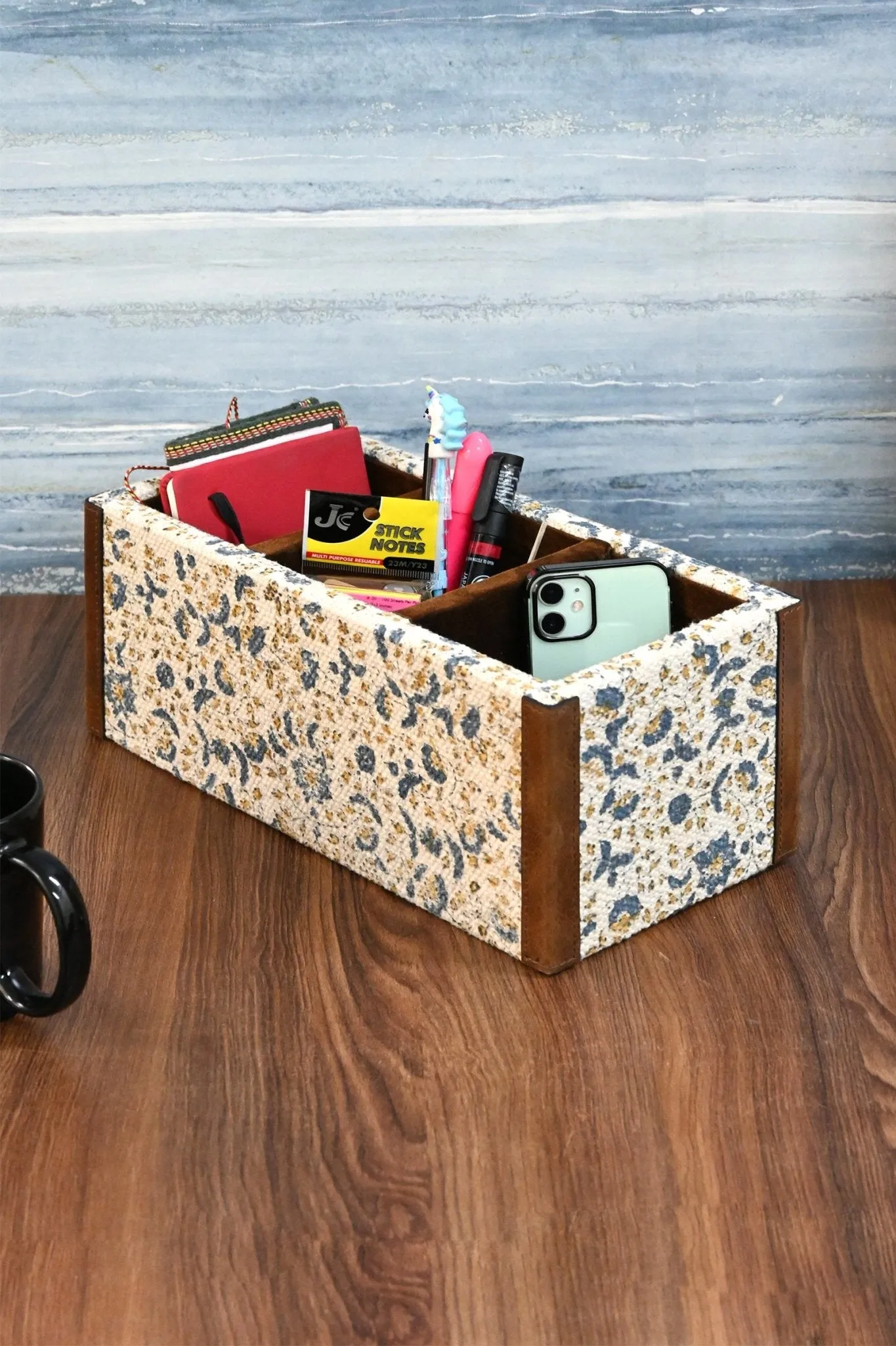 BERGER - COTTON PRINTED  CABINET FOR DESK ACCESSORIES