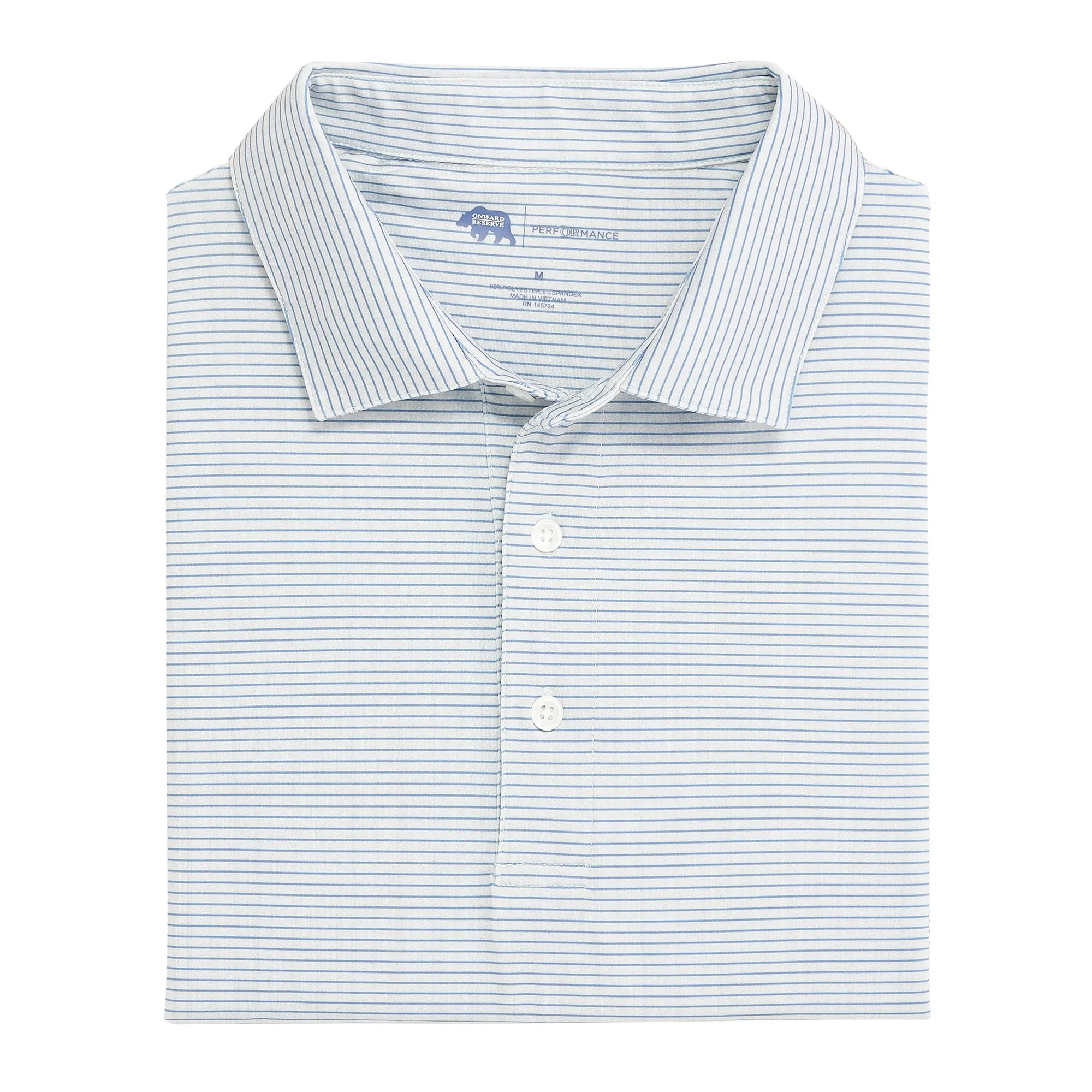 Birdie Stripe Performance Polo