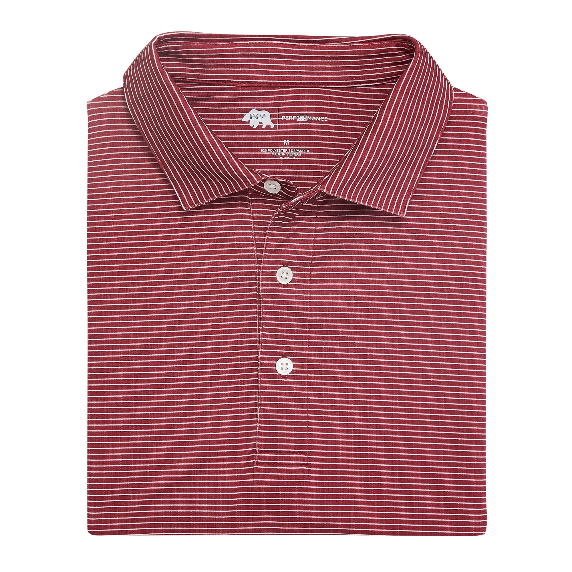 Birdie Stripe Performance Polo