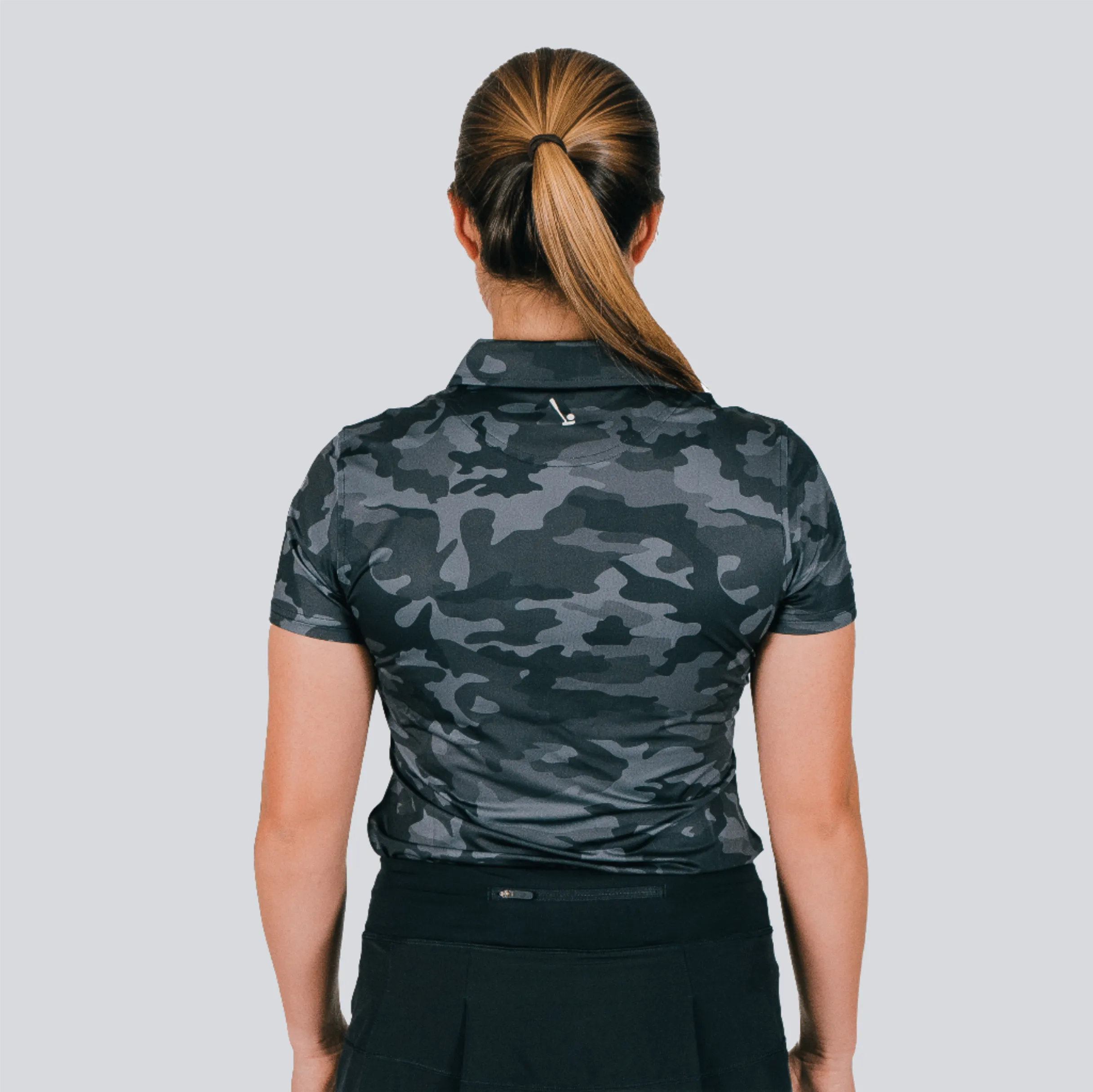 Blacked Out Camo Women's Polo