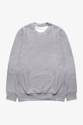 Blacksmith - Cross-Grain Staple Crewneck - Grey