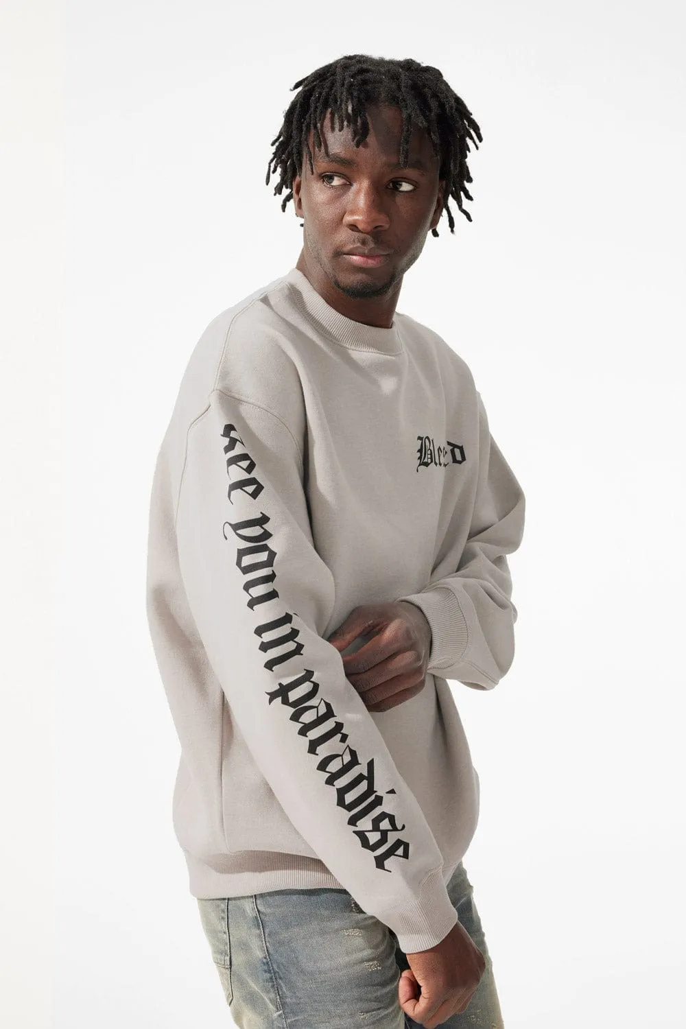 Blessed Crewneck Sweatshirt (Concrete)