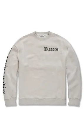 Blessed Crewneck Sweatshirt (Concrete)