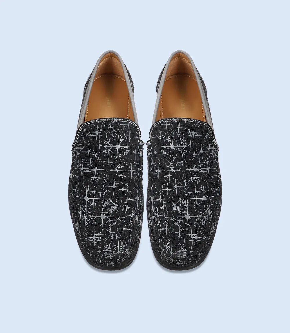 BM5237-GREY/BLK-Men Loafers