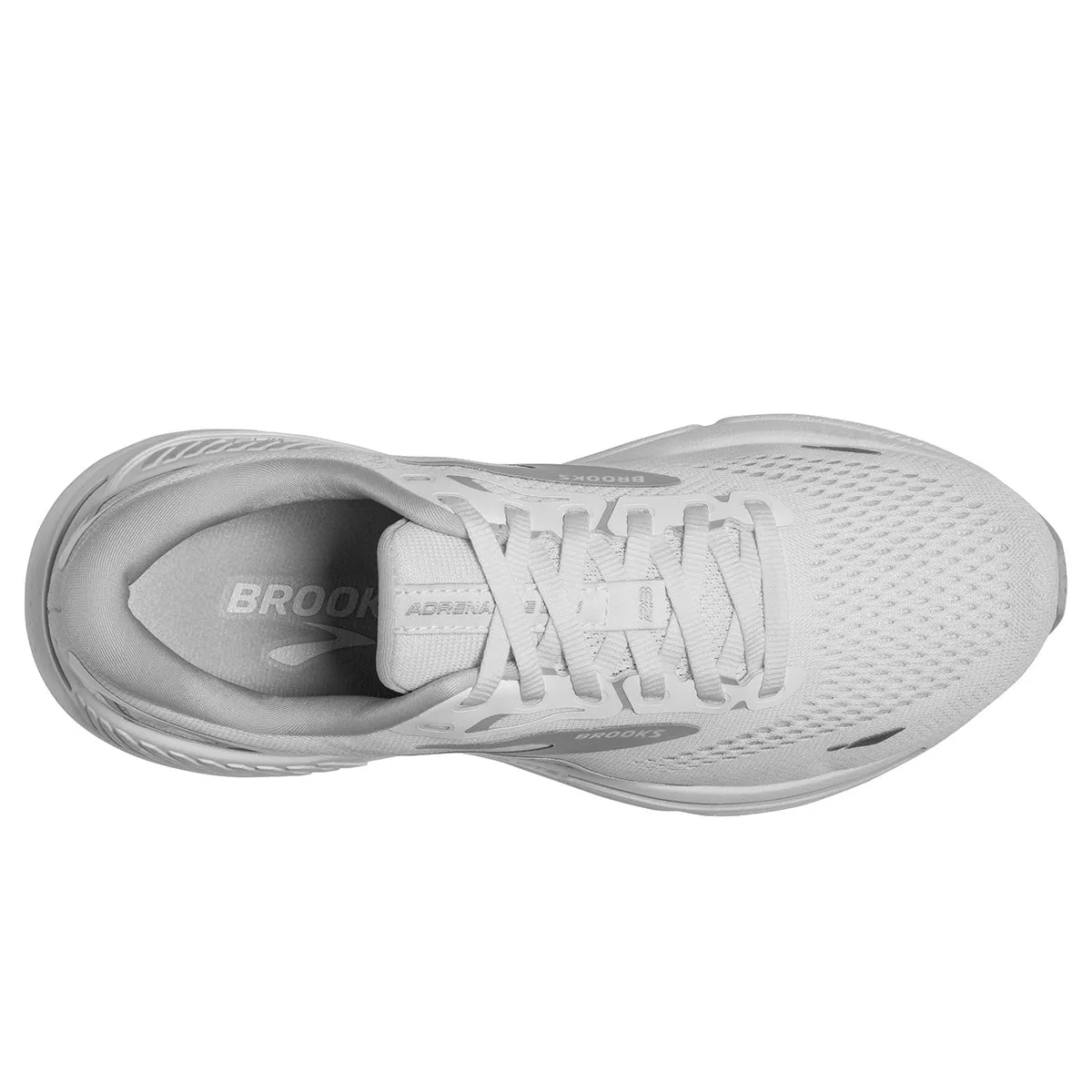 Brooks Adrenaline GTS 23 Womens | White/oyster/silver