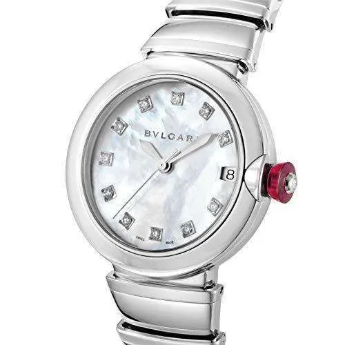 BVLGARI LUCEA AUTOMATIC 32 MM WOMEN WATCH LU33WSSD/11