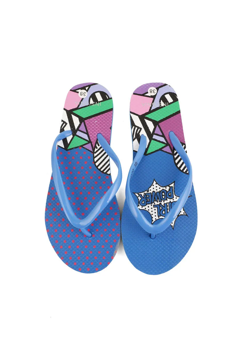 Casual Flip Flop I14122-Blue