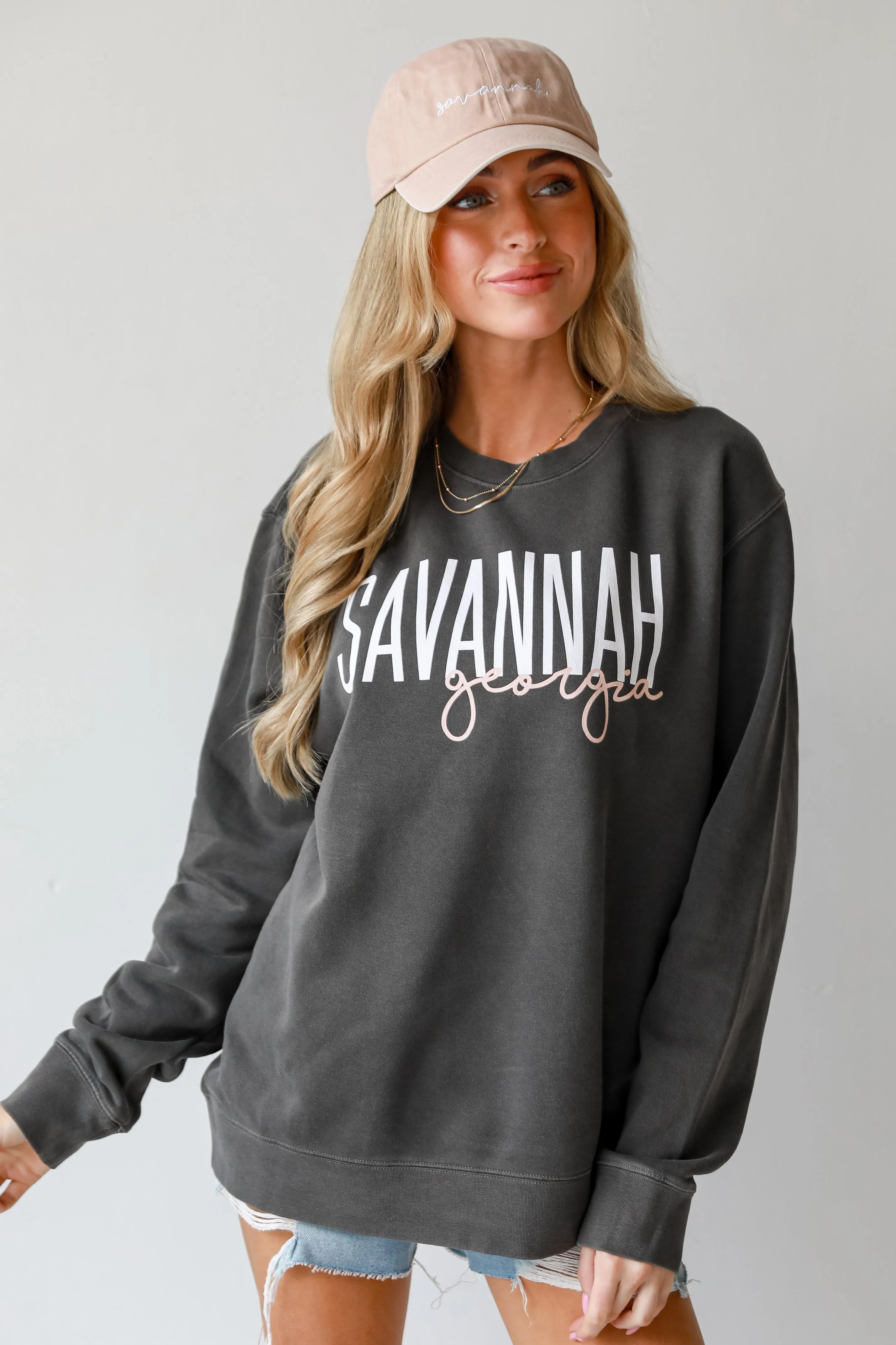 Charcoal Savannah Georgia Sweatshirt