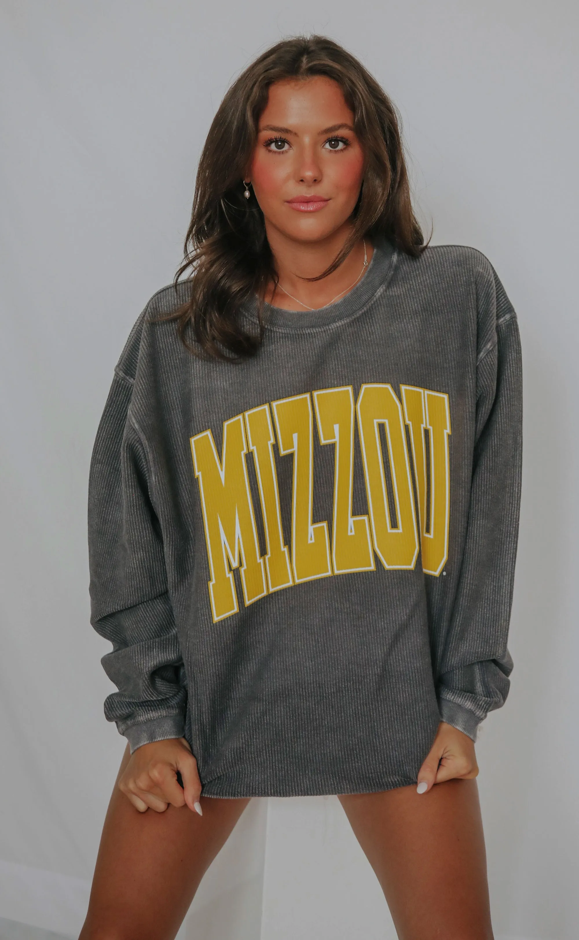 charlie southern: mizzou collegiate corded sweatshirt - 2023