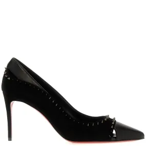 Christian louboutin 'duvette spikes' pumps black