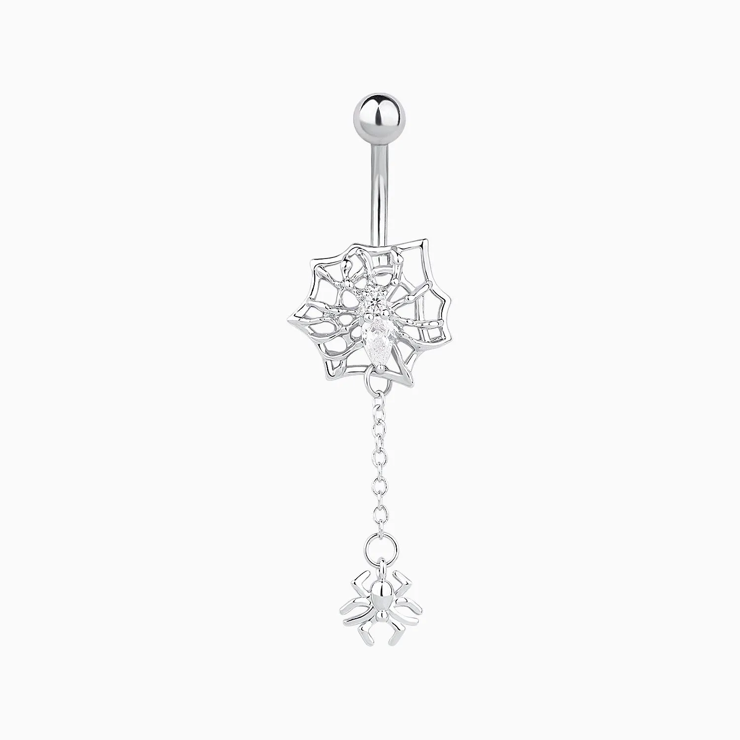 Cool Spider Belly Ring