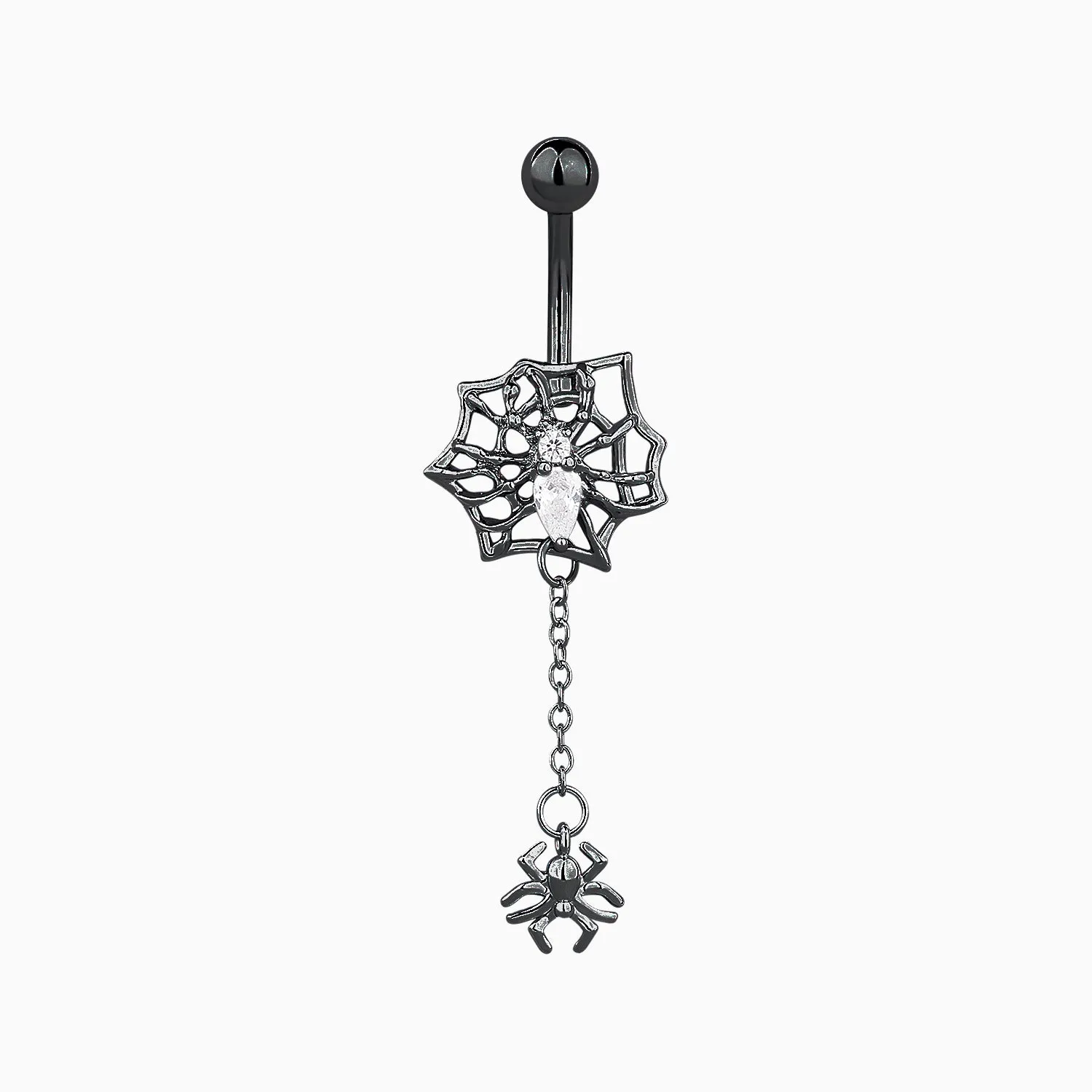 Cool Spider Belly Ring