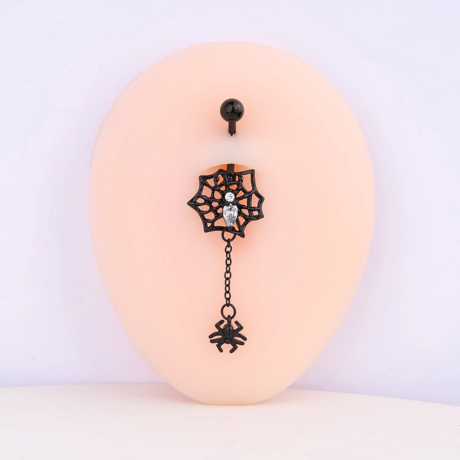 Cool Spider Belly Ring