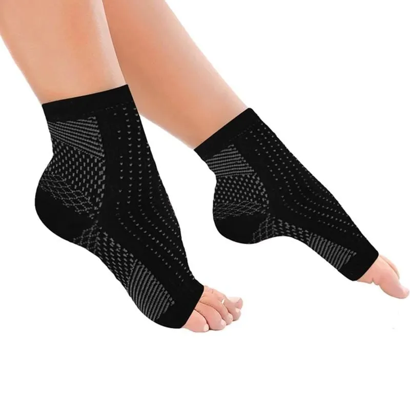 Copper-Infused Plantar Fasciitis Foot Sleeves (1-Pair)