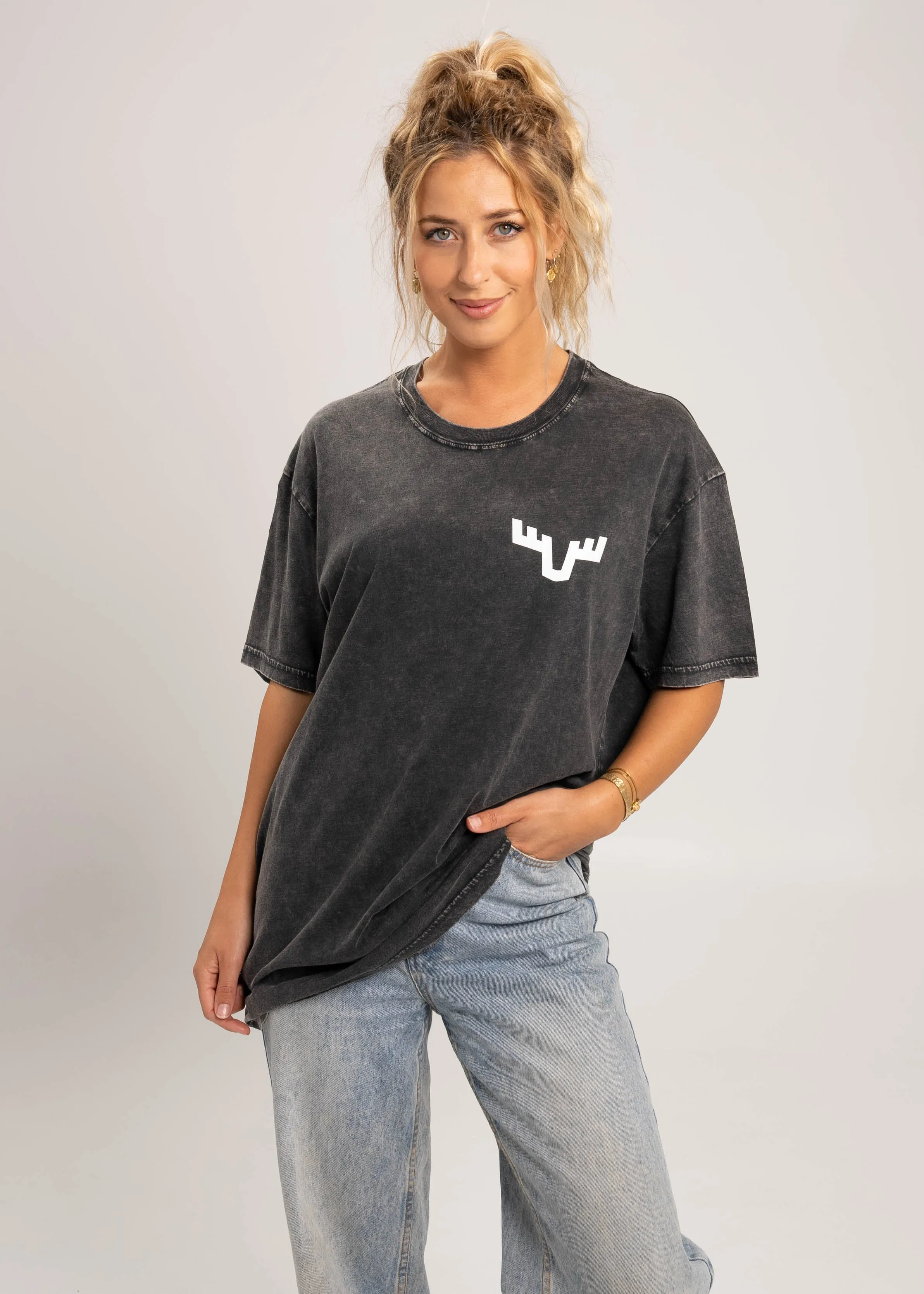 Dr. Moose Antlers Stonewash T-Shirt