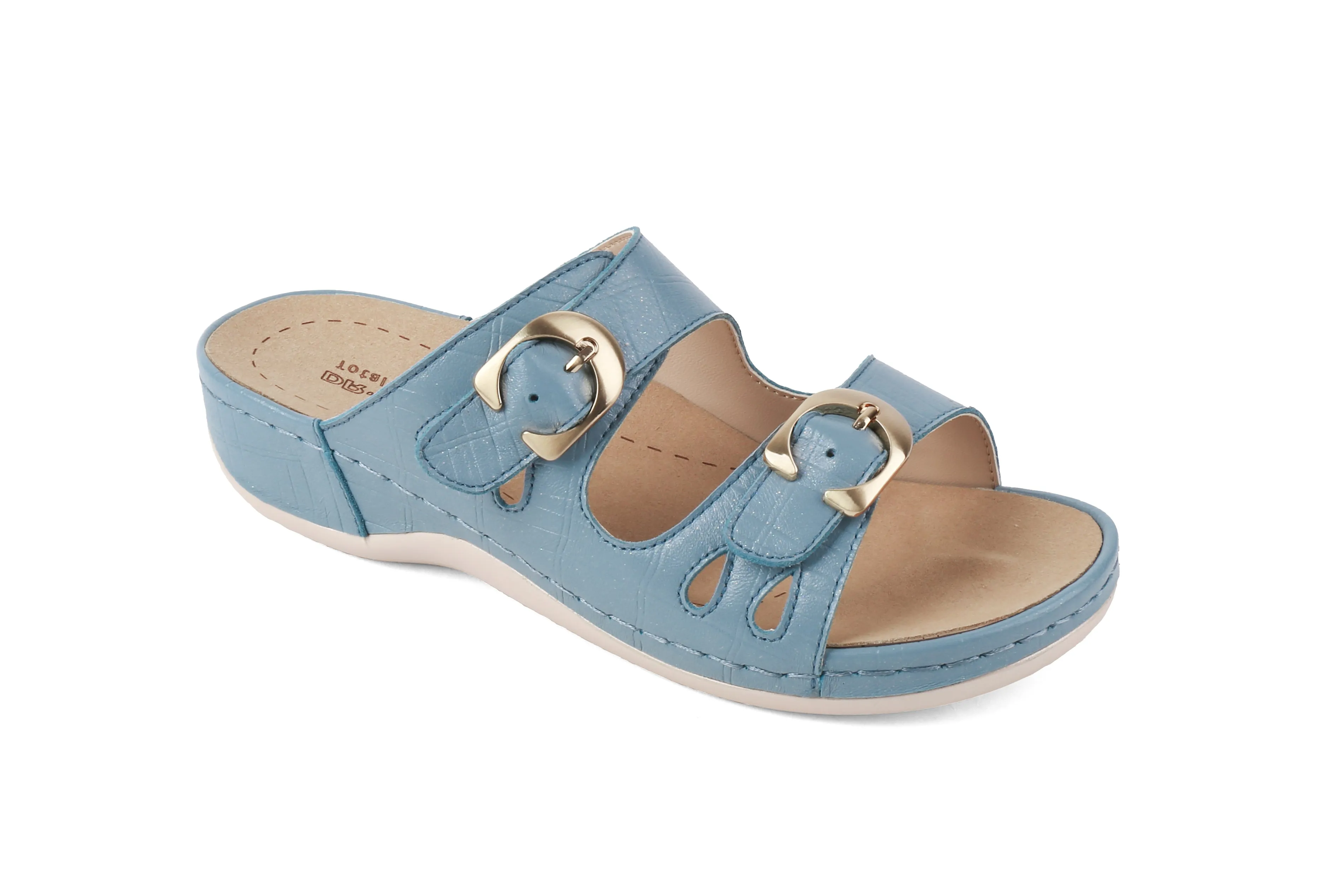 DR.KONG WOMEN REMOVABLE INSOLE SANDALS DK-S8000407-BLU(RP : $179)