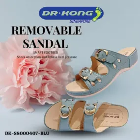 DR.KONG WOMEN REMOVABLE INSOLE SANDALS DK-S8000407-BLU(RP : $179)